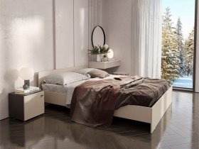 Кровать двухспальная 1,6м Гиза в Озеро-Карачах - ozero-karachi.mebel-nsk.ru | фото
