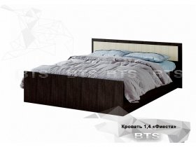 Кровать двуспальная 1,4м LIGHT Фиеста (BTS) в Озеро-Карачах - ozero-karachi.mebel-nsk.ru | фото
