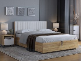 Кровать двуспальная 1,6м Юлия в Озеро-Карачах - ozero-karachi.mebel-nsk.ru | фото