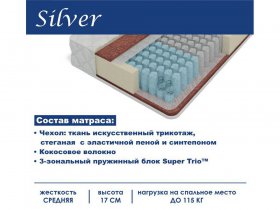 Матрас Silver (Сильвер) в Озеро-Карачах - ozero-karachi.mebel-nsk.ru | фото