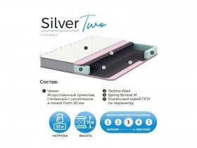 Матрас Silver Two в Озеро-Карачах - ozero-karachi.mebel-nsk.ru | фото