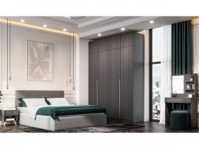 Модульная спальня Эккервуд в Озеро-Карачах - ozero-karachi.mebel-nsk.ru | фото
